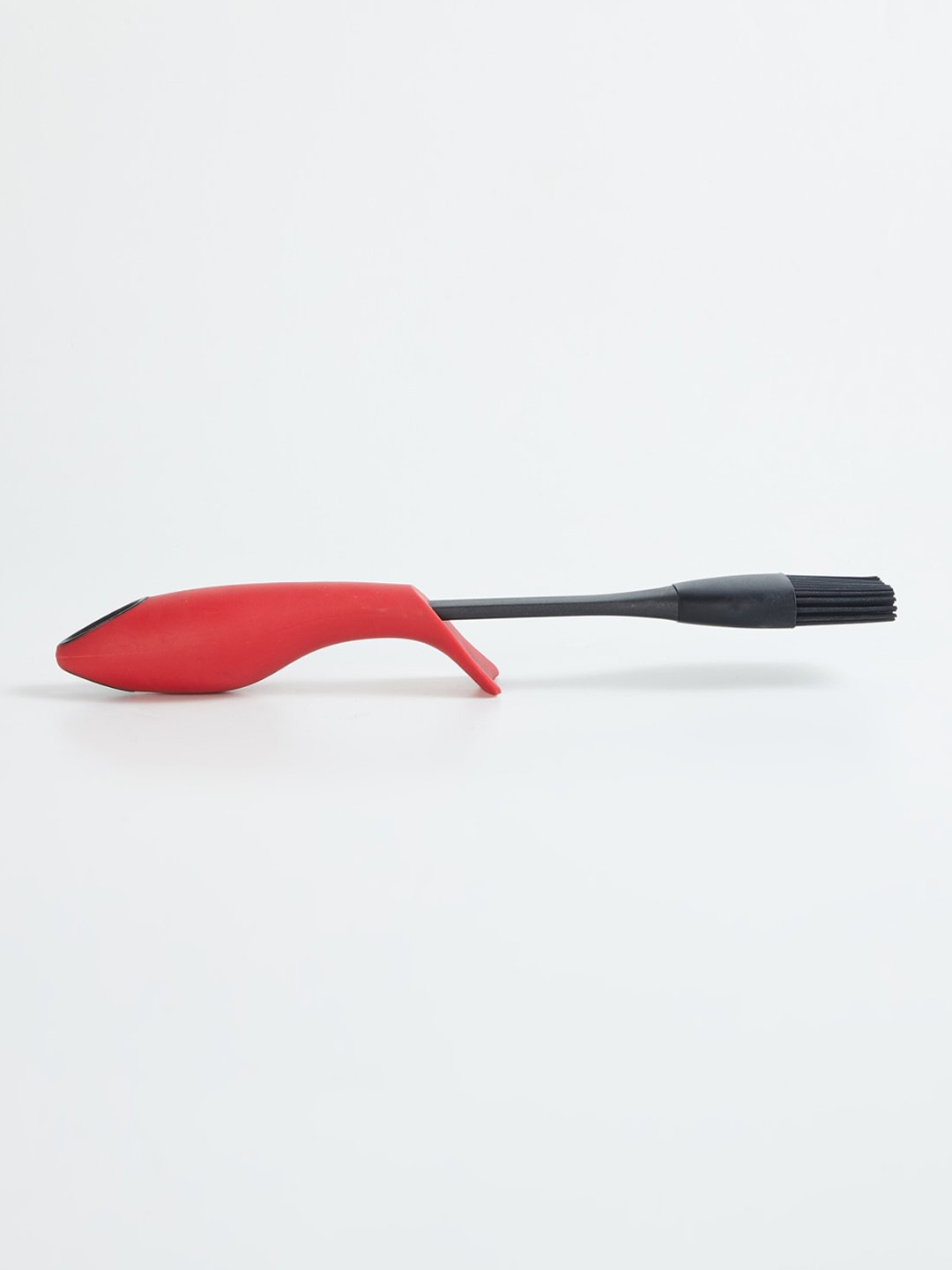 

Home Centre Red & Black Silicone Basting Brush With Spoon Rest