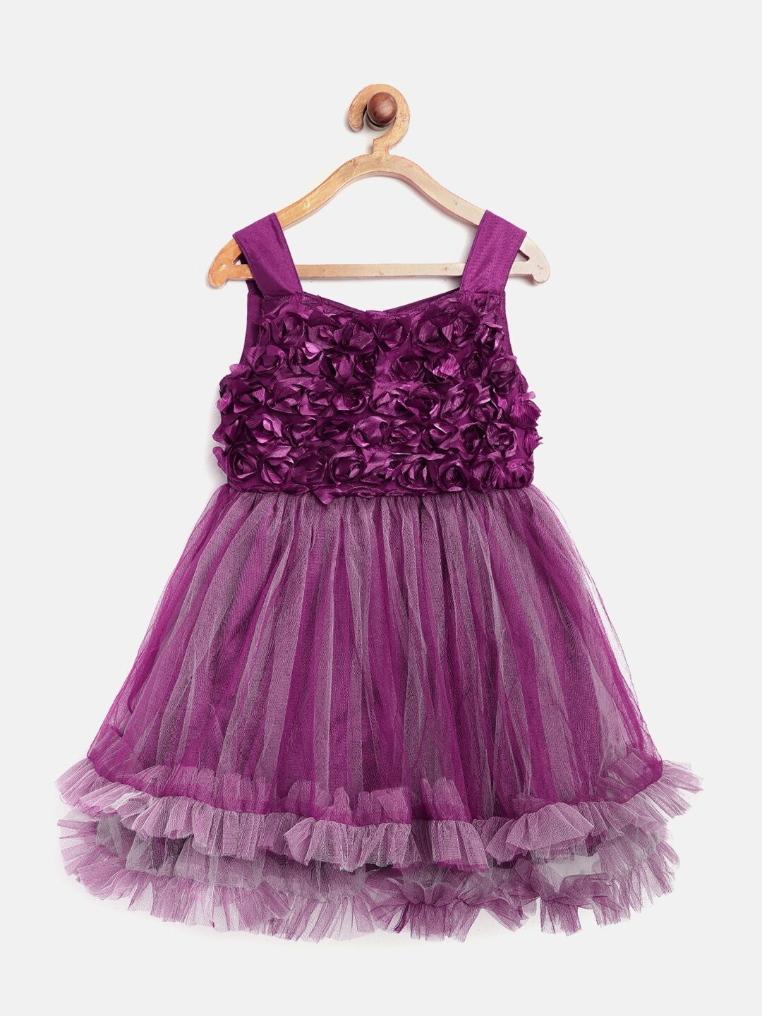 

Jelly Jones Kids Girls Purple Net Dress