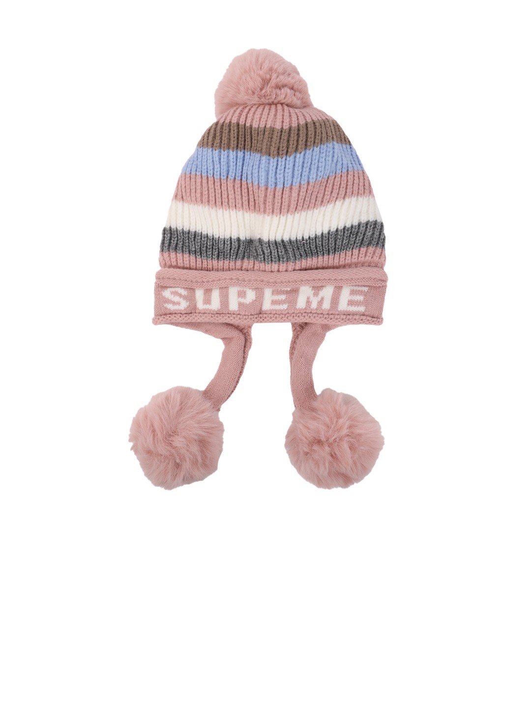 

ELLIS Women Pink Acrylic Caps