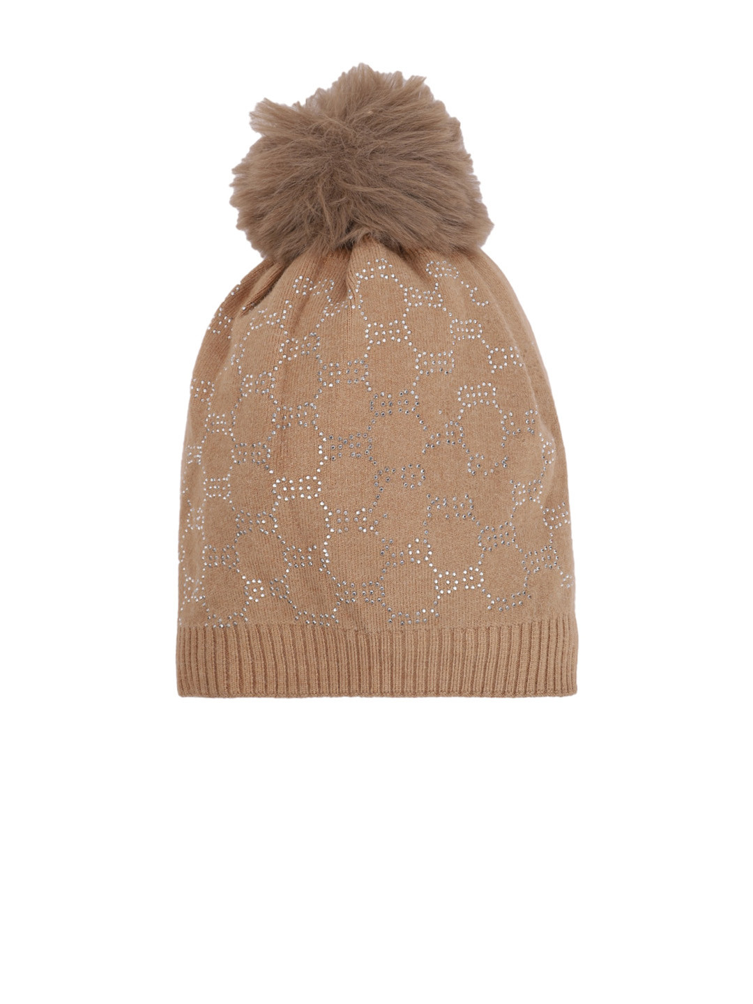 

ELLIS Women Brown Self-Design Beanie