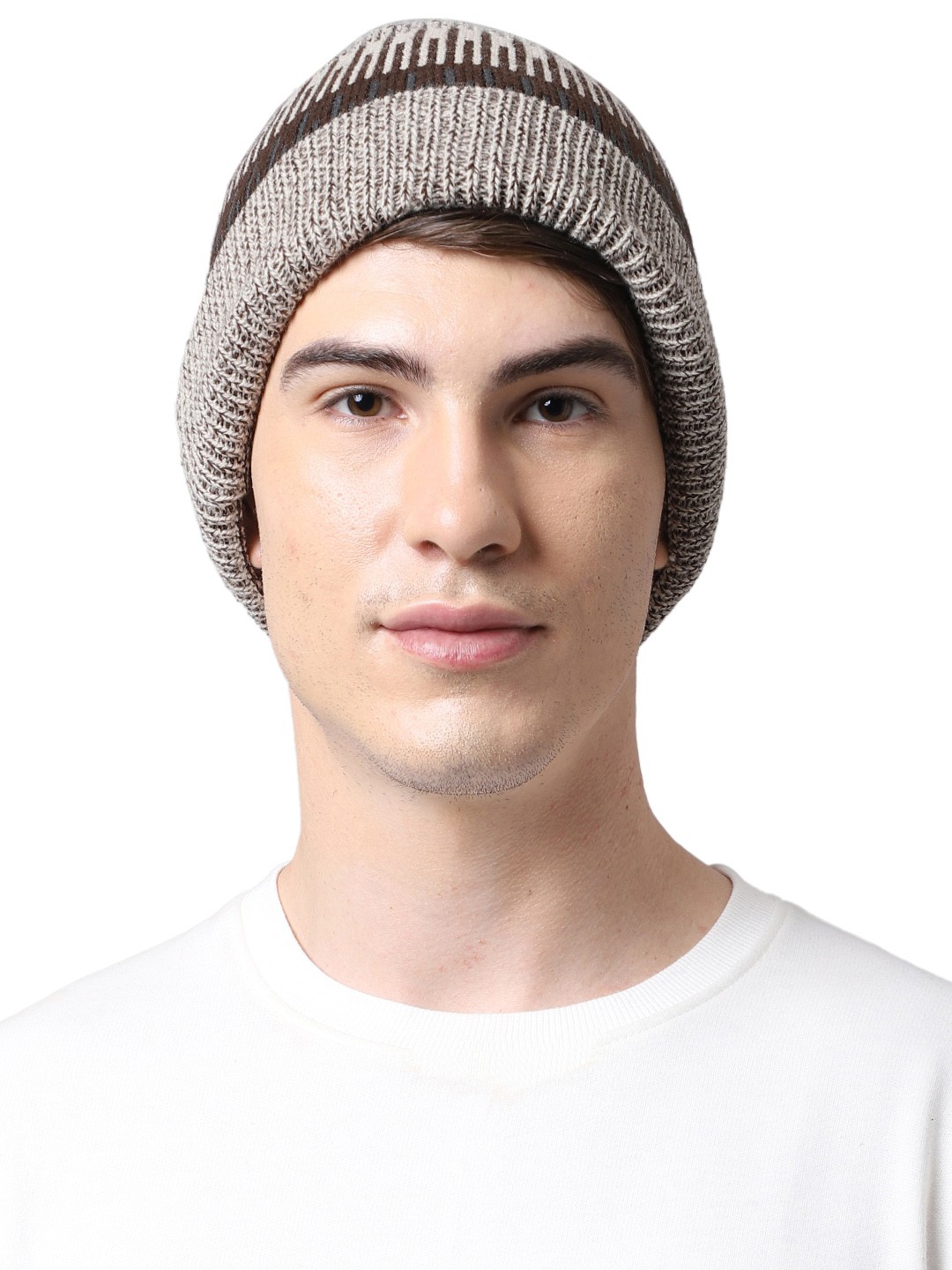 

ELLIS Men Solid Beanie, Grey