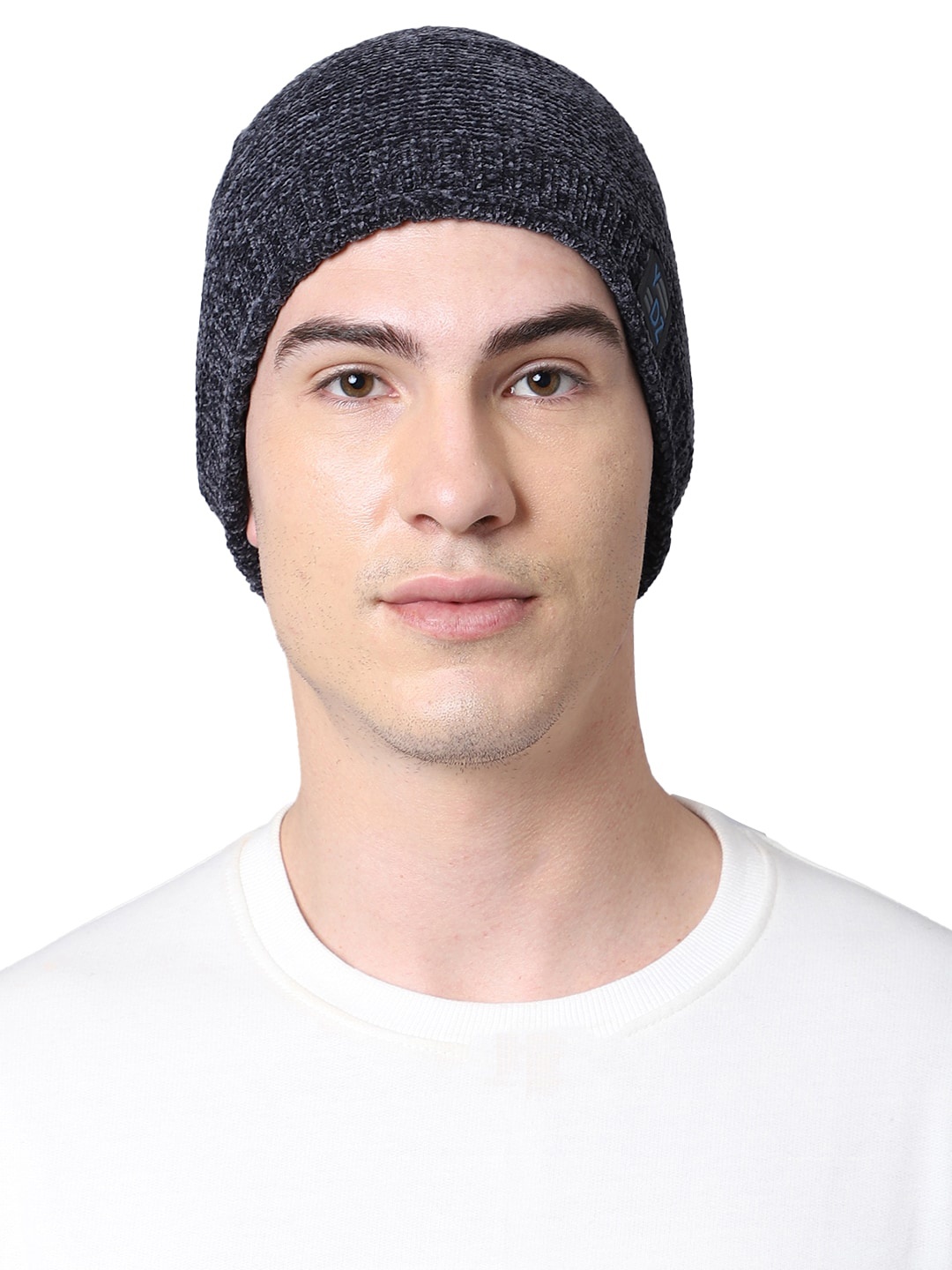 

ELLIS Men Solid Beanie, Grey