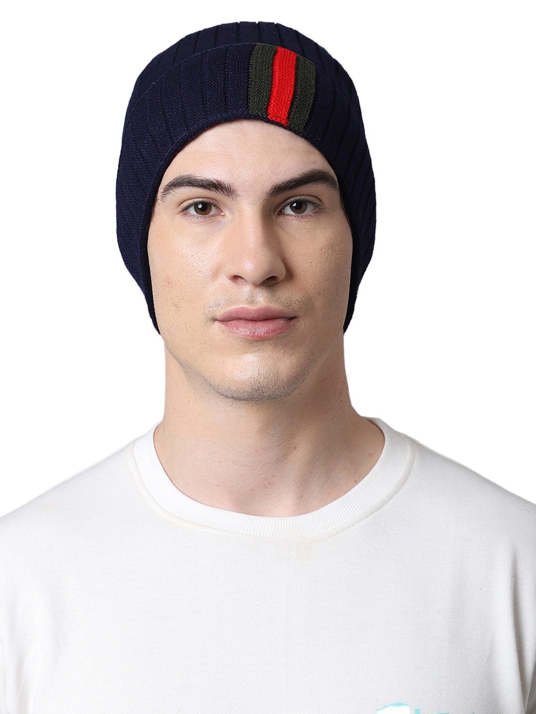 

ELLIS Men Solid Beanie, Blue