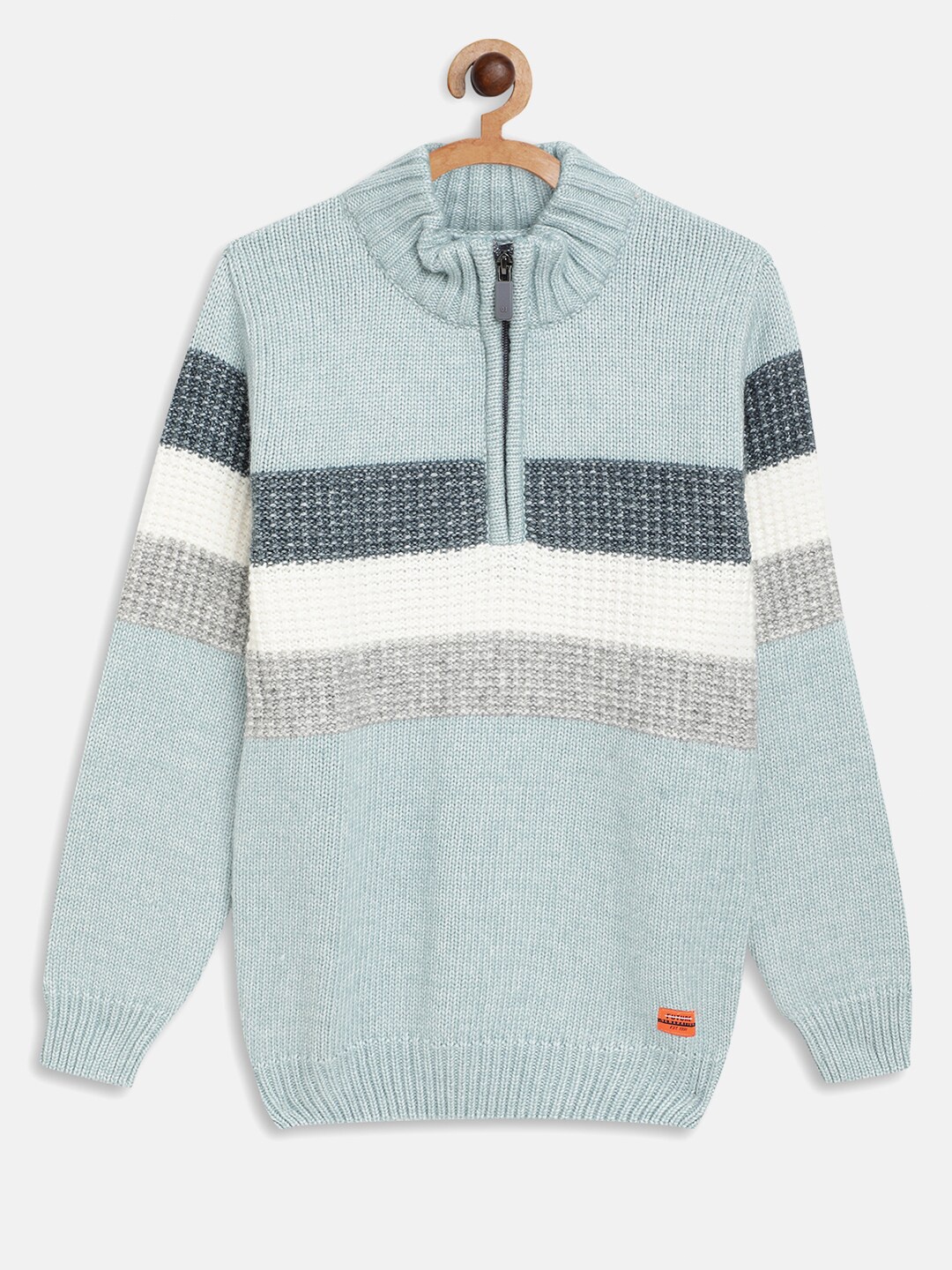 

Octave Boys Blue & White Striped Pullover