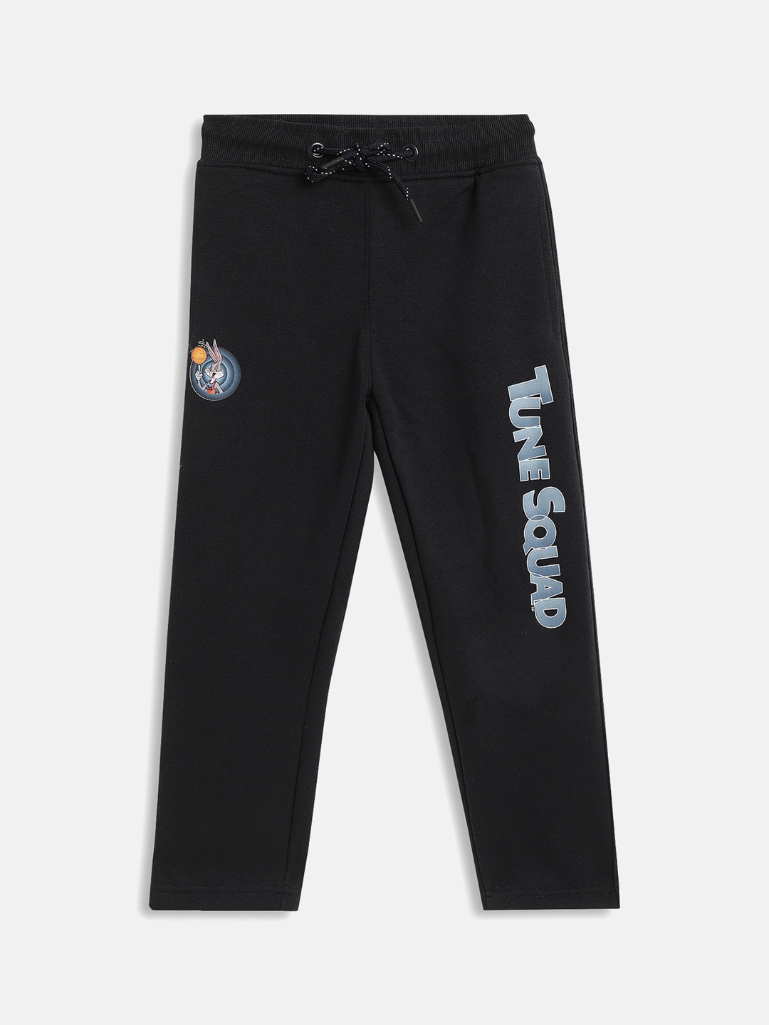 

Octave Boys Navy Blue Solid Cotton Drawstring Track Pants