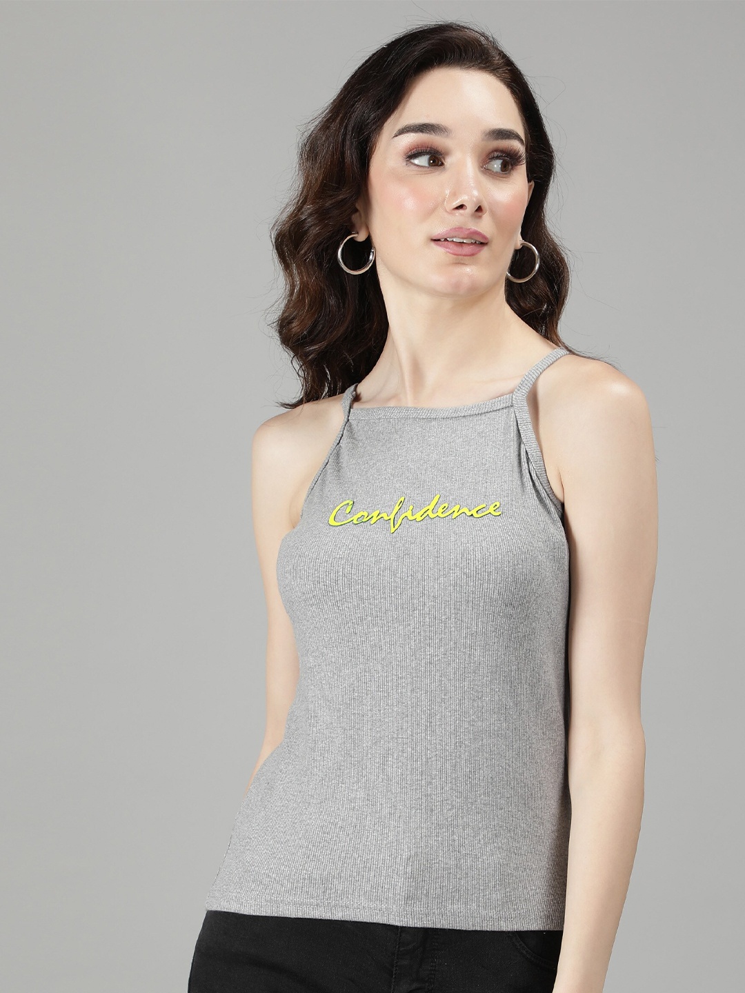 

Sonex Gold Women Grey Printed Top