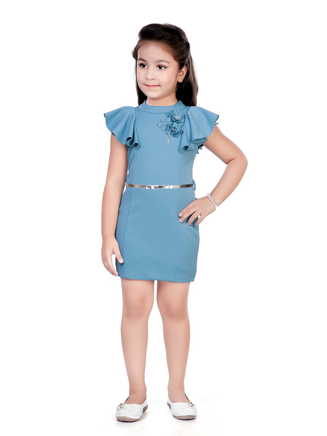 

Hunny Bunny Girls Blue Sheath Dress