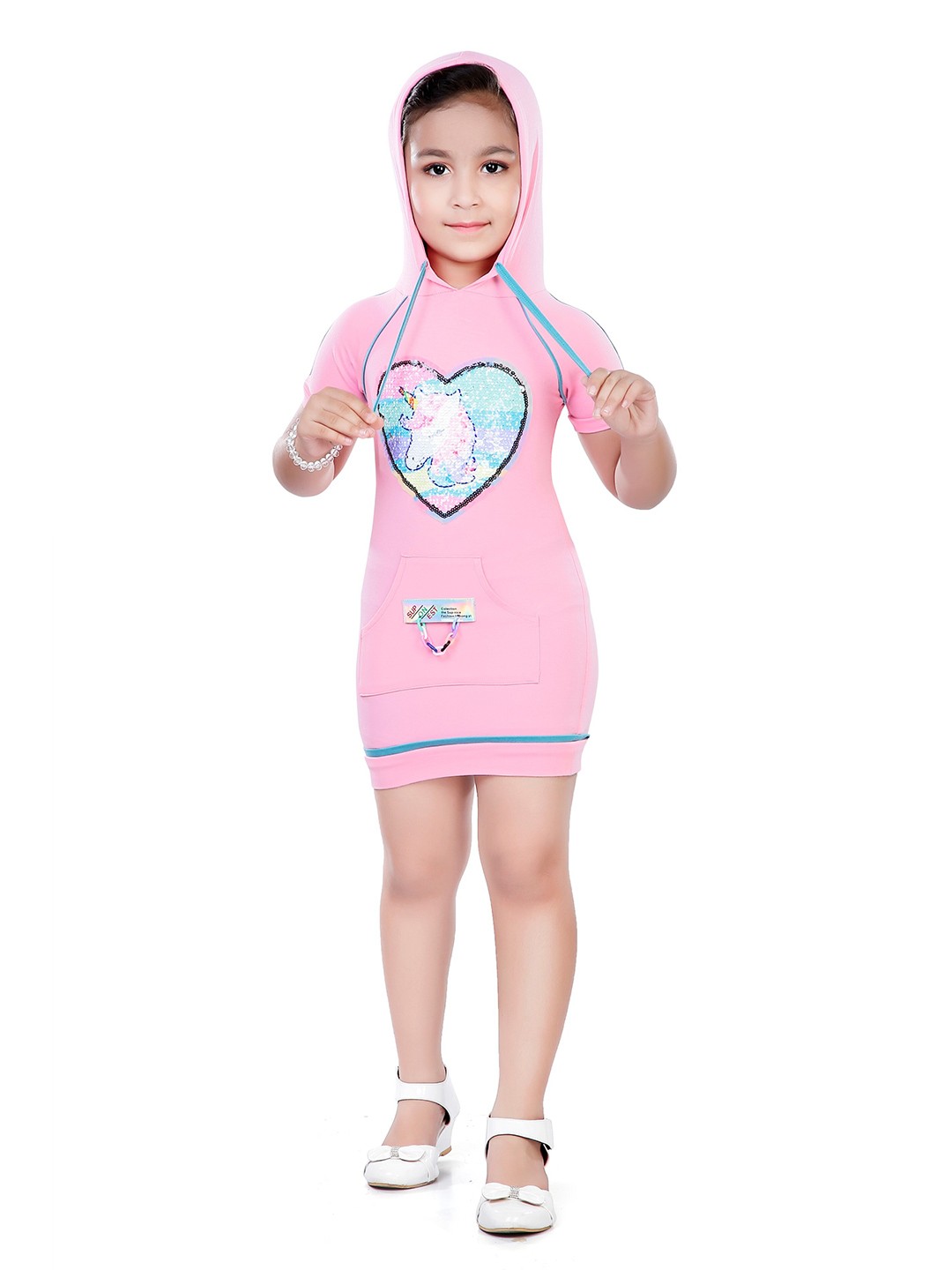 

Hunny Bunny Girls Pink Bodycon Dress