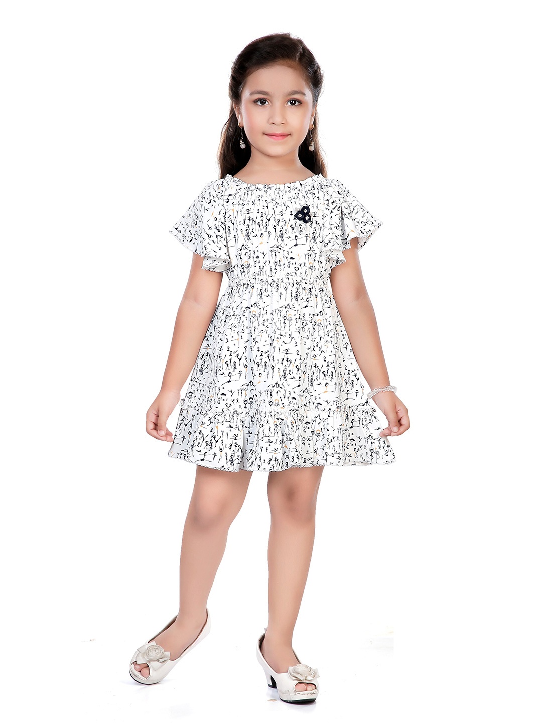 

Hunny Bunny Girls Yellow & Black Dress