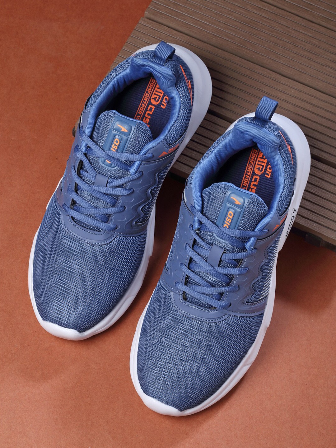 

ASIAN Men Mesh Running Shoes, Blue