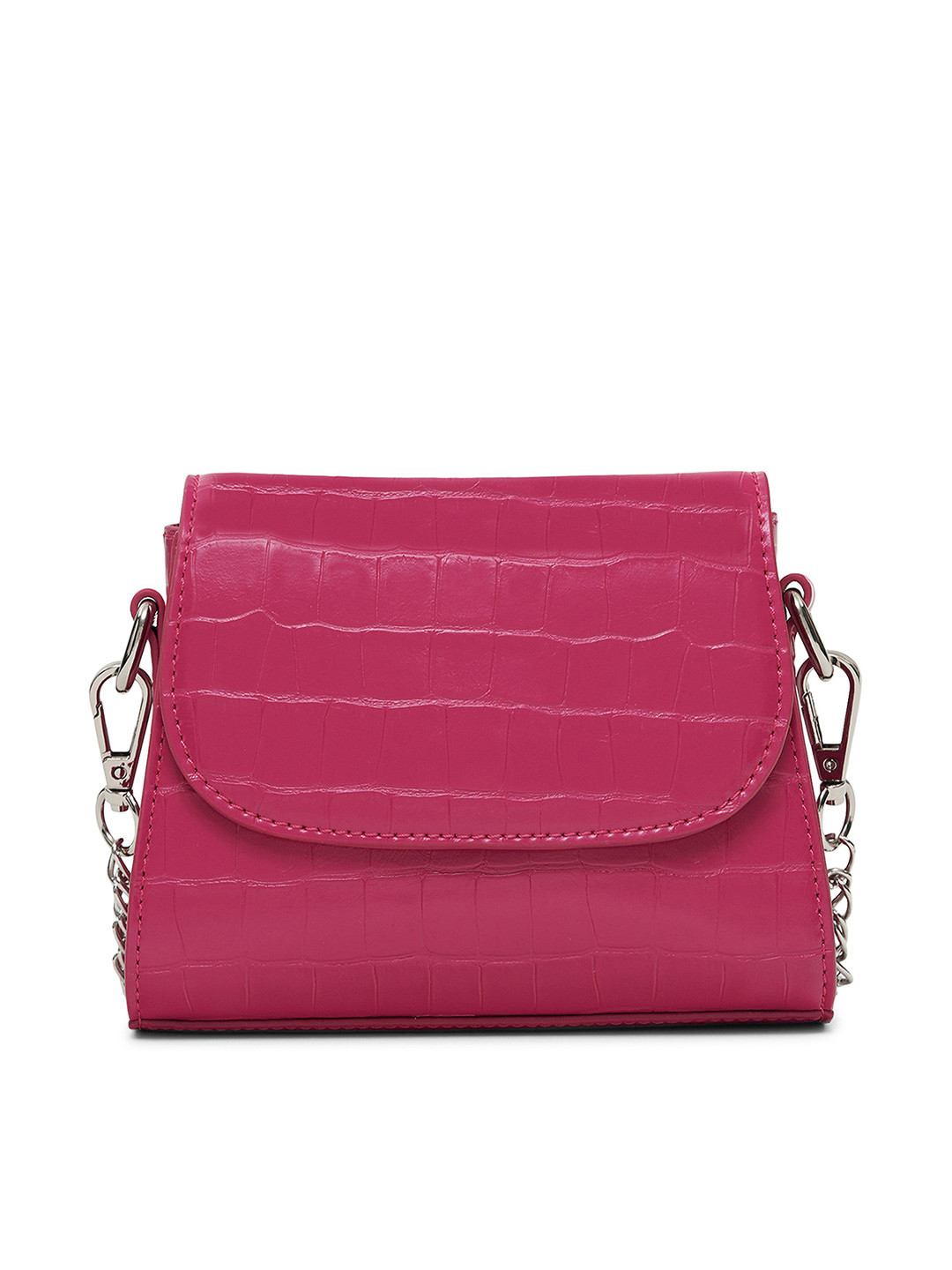 

MIRAGGIO Women Pink Textured Sling Bag