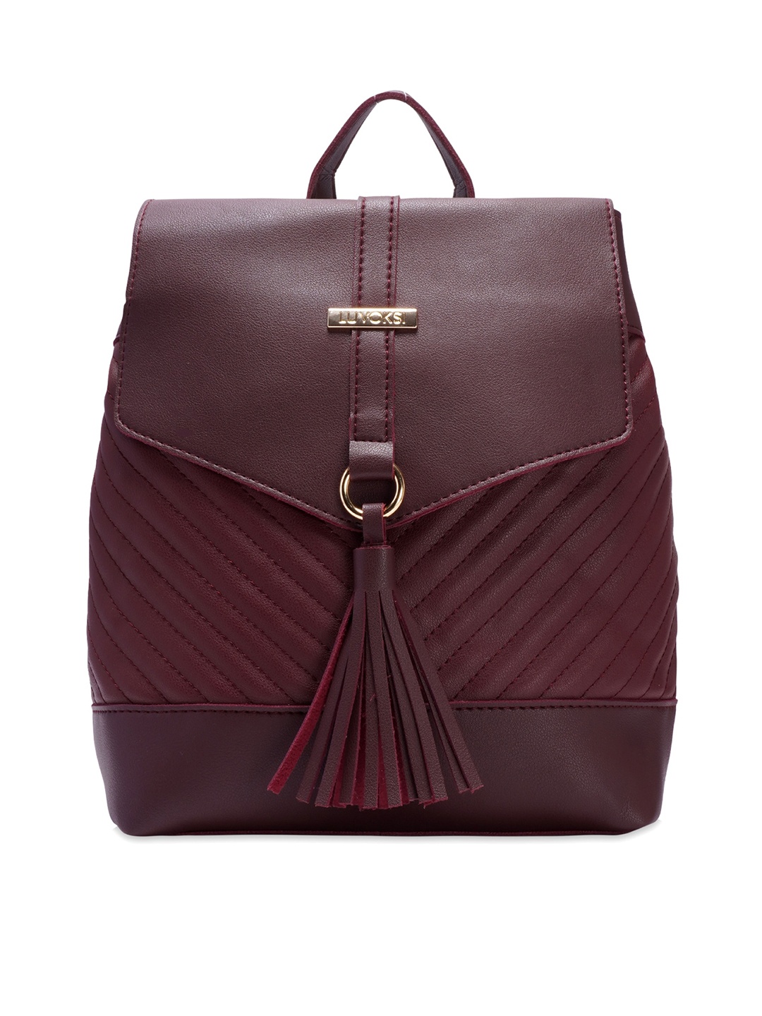 

Luvoksi Women Tasselled Backpack, Purple
