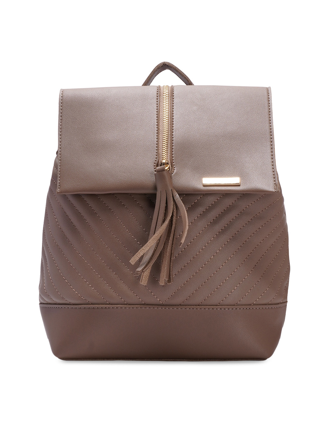 

Luvoksi Women Brown Tasselled Backpack
