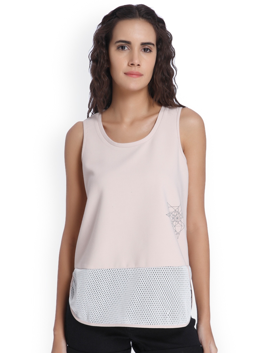 

Vero Moda Women Peach Solid Top