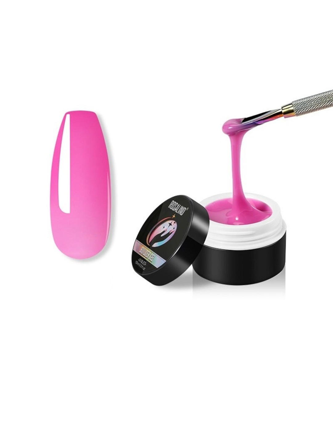 

ROSALIND Builder UV&LED Lamp Soak-Off Gel Nail Polish 15 ml - Shade A683, Pink