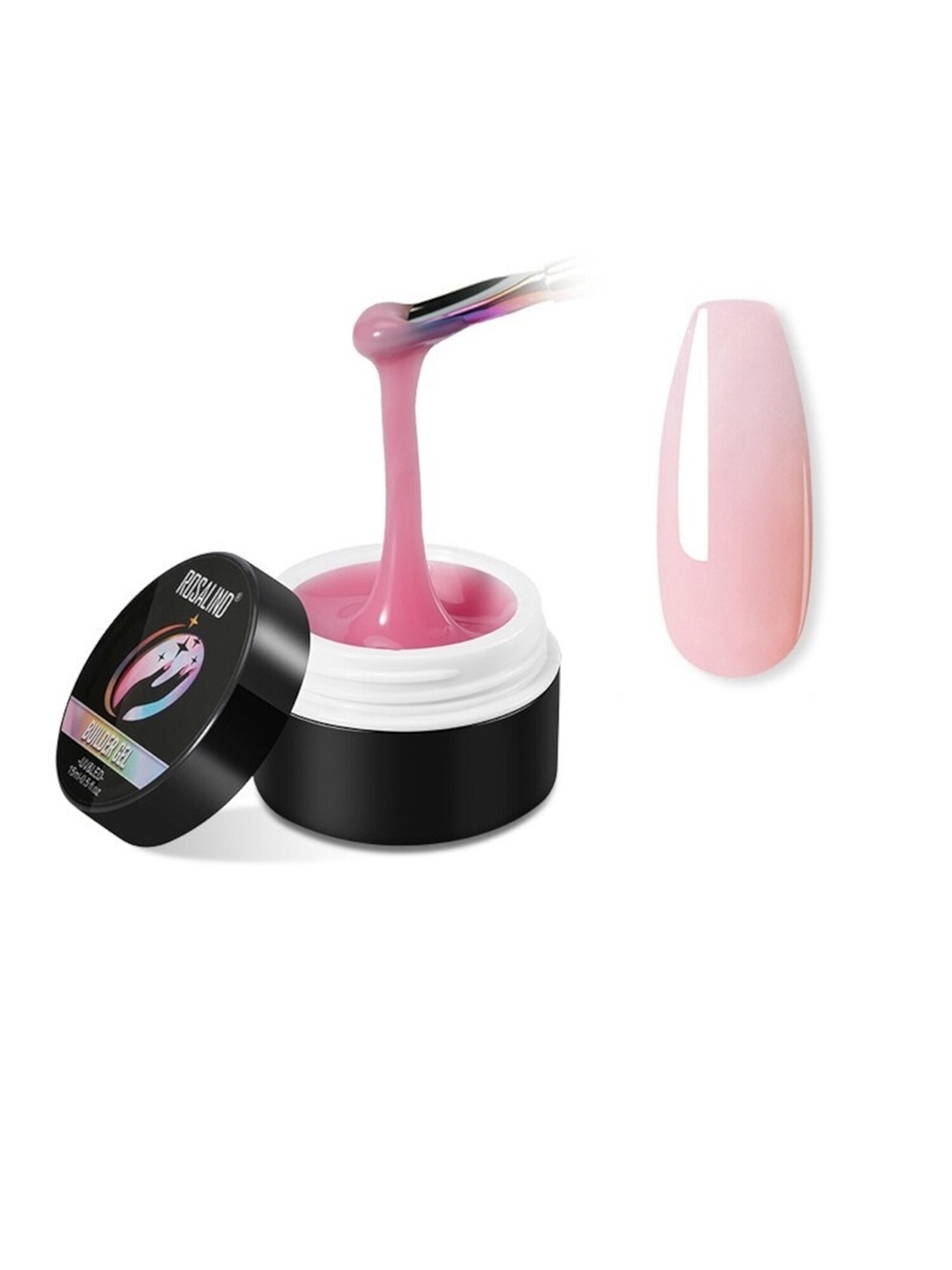 

ROSALIND Builder Gel 15nk Nail Extension Gel Nail Polish 15 ml - A775, Pink