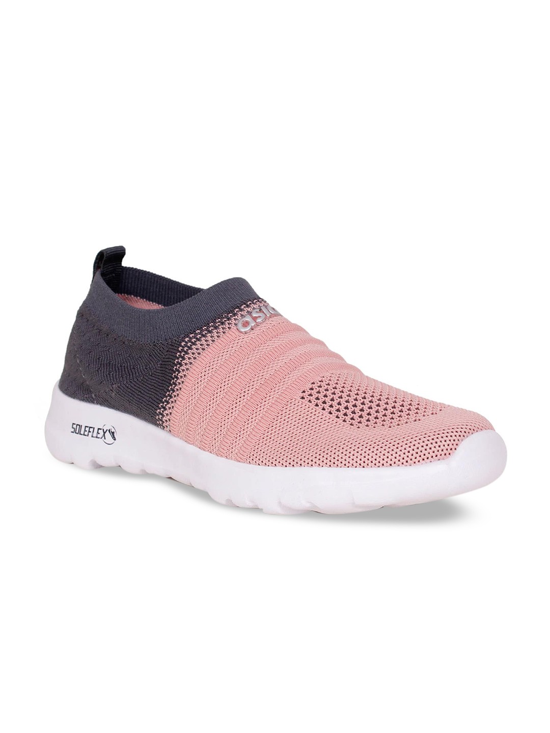 

ASIAN Girls Colourblocked Slip-On Sneakers, Pink