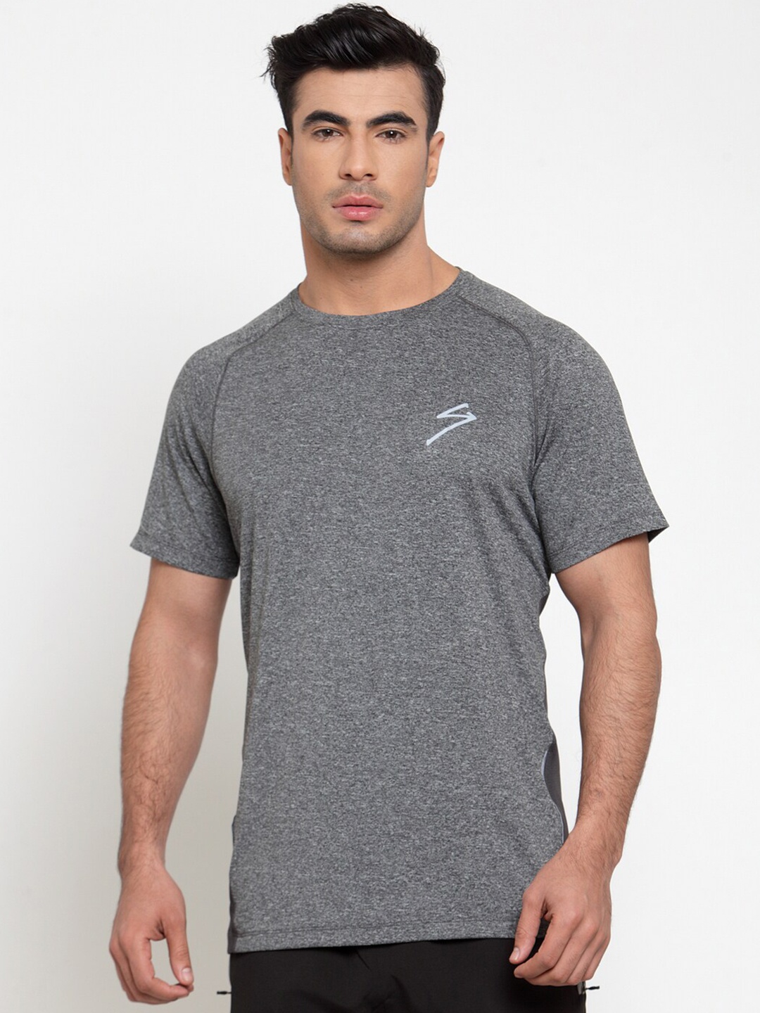 

UNPAR Men Grey Printed T-shirt