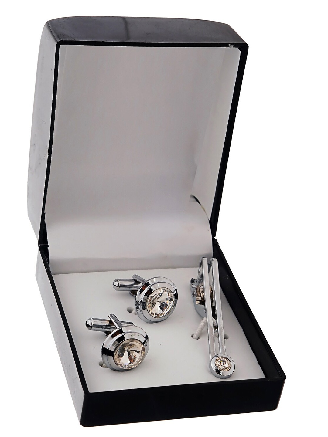 

LUCKY JEWELLERY Silver Plated Cufflink