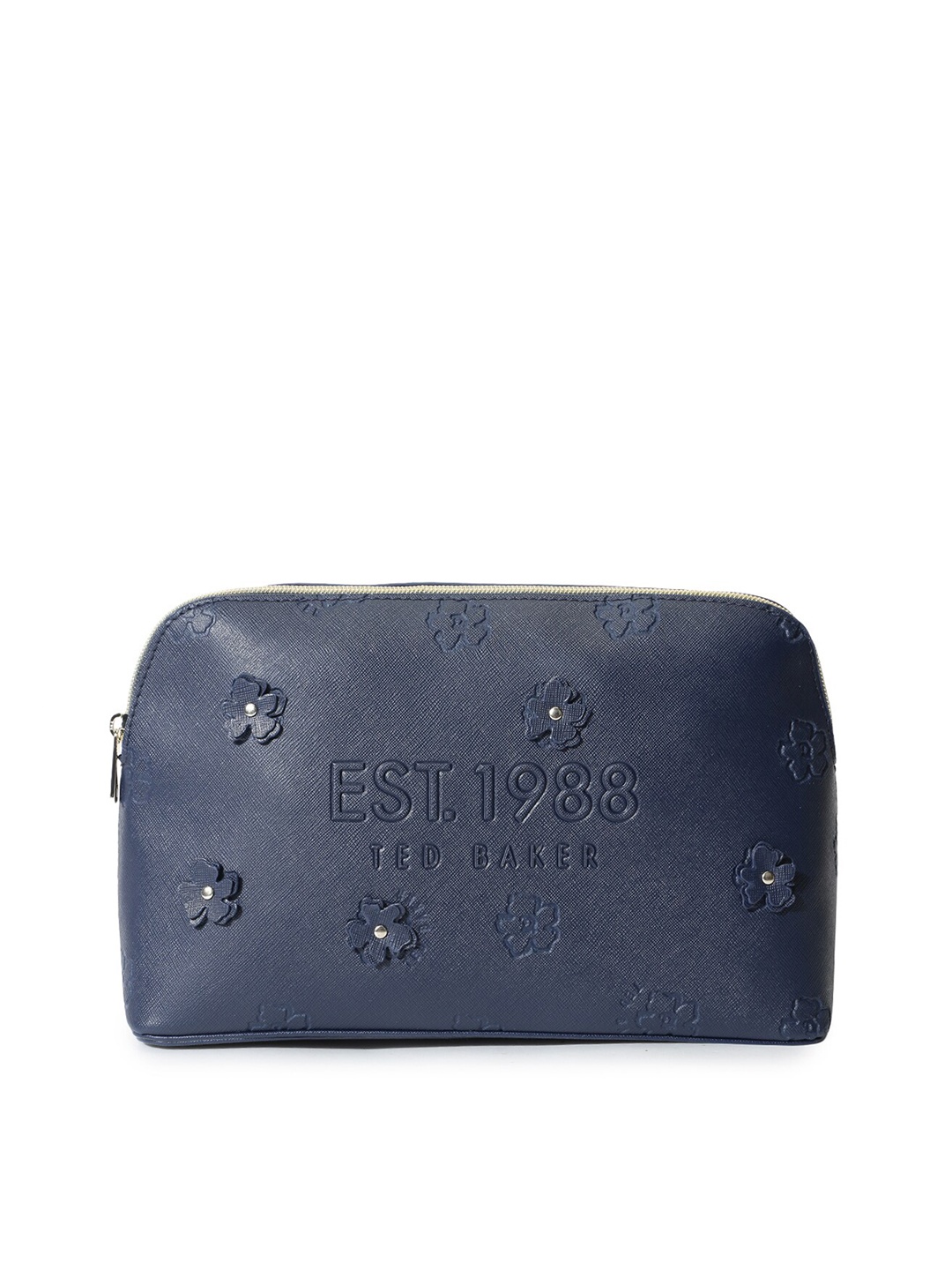 

Ted Baker Blue 3D Floral Printed Makeup Pouch, Navy blue