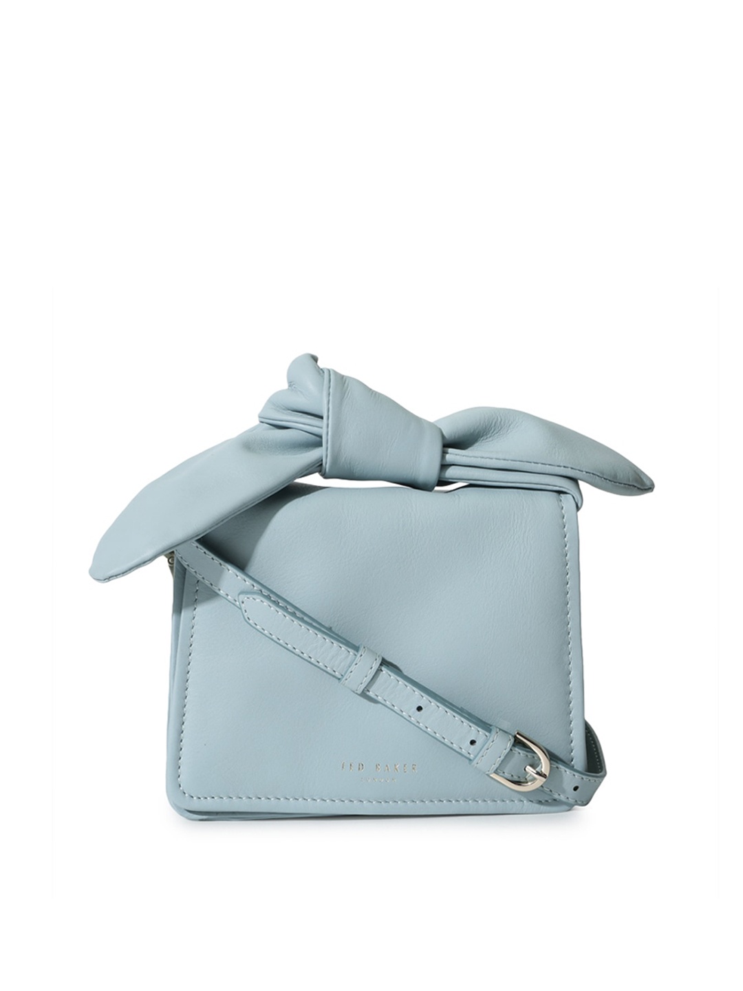 

Ted Baker Leather Top Knot Crossbody Sling Bag, Blue