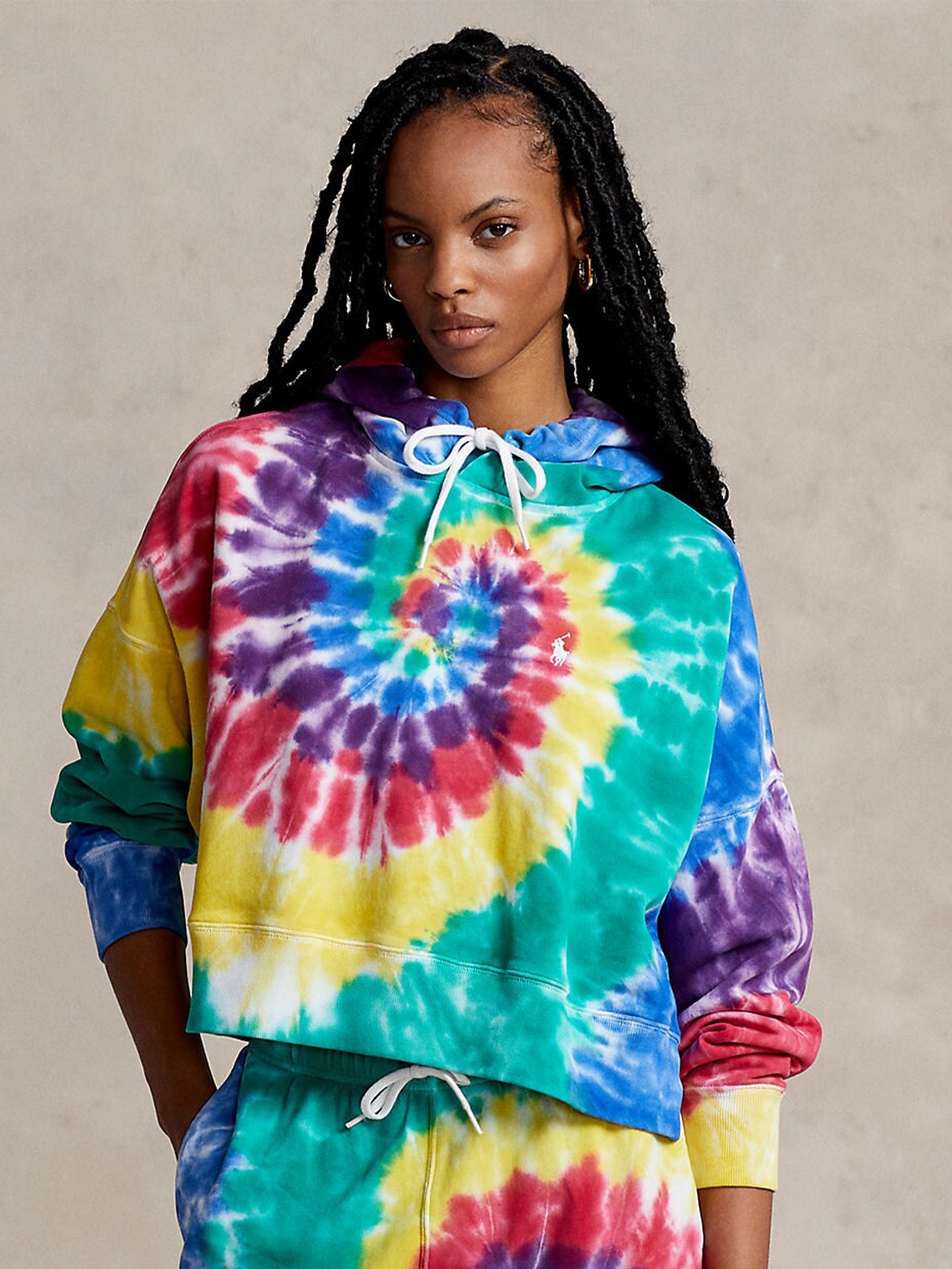 

Polo Ralph Lauren Women Printed Hooded Sweatshirt, Blue