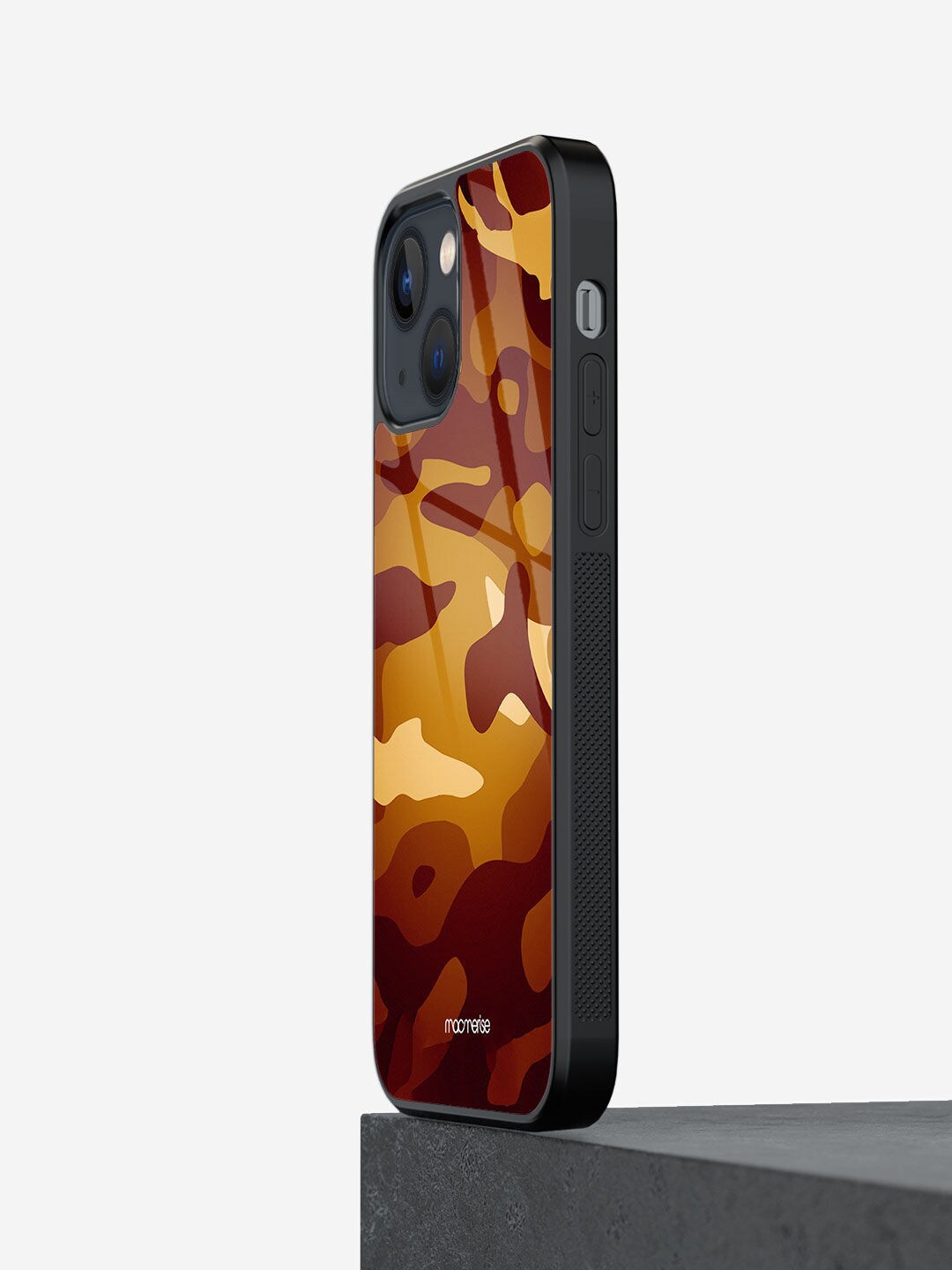 

macmerise Maroon & Yellow Printed iPhone 13 Mini Phone Cases