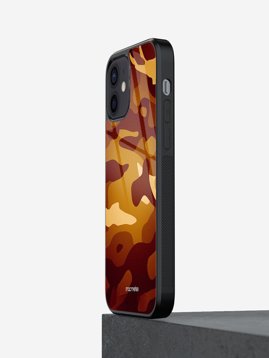 

macmerise Brown Camo Saddle iPhone 12 Back Case