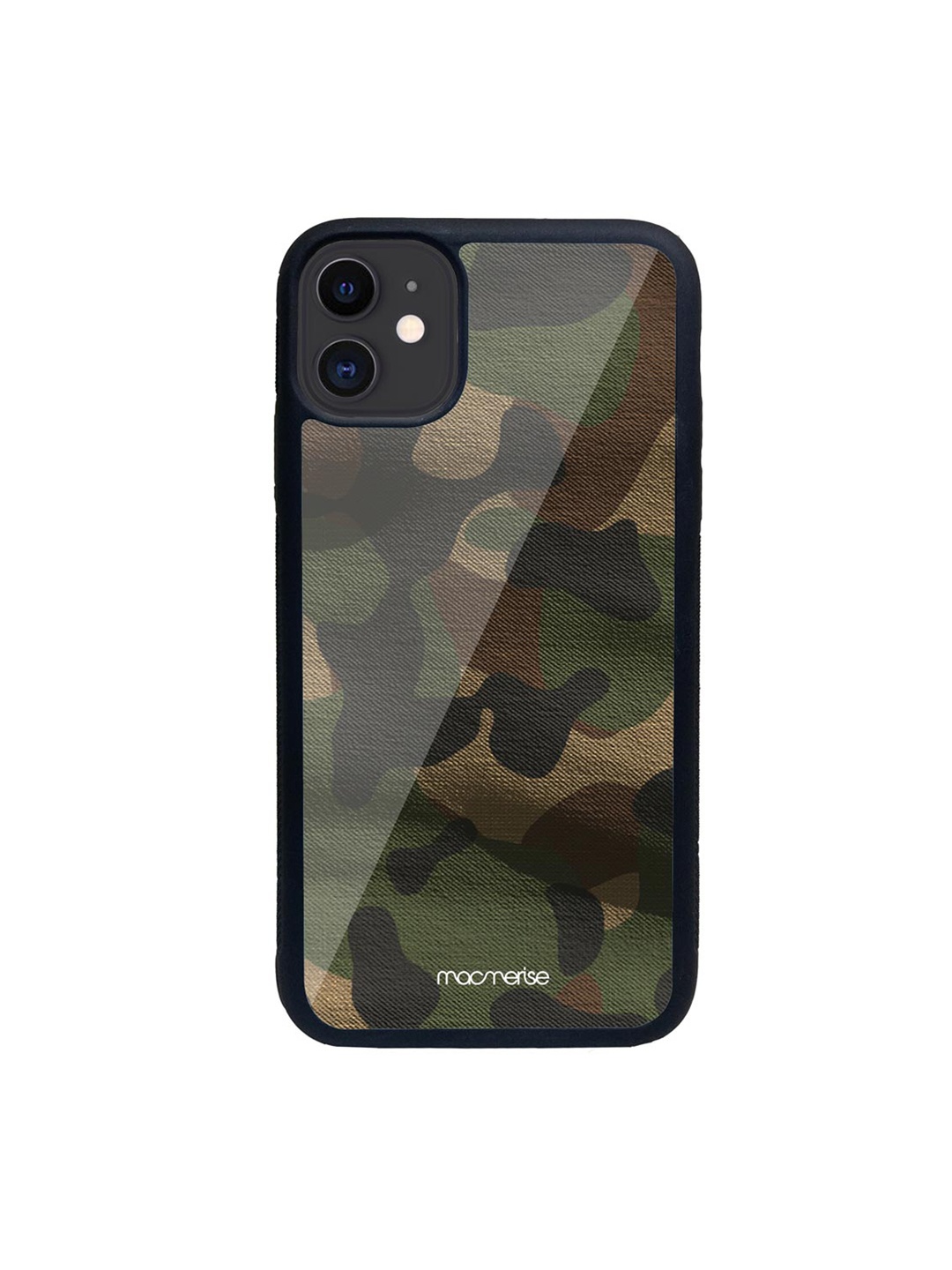 

Macmerise Olive Green Camouflage Printed iPhone 11 Phone Case