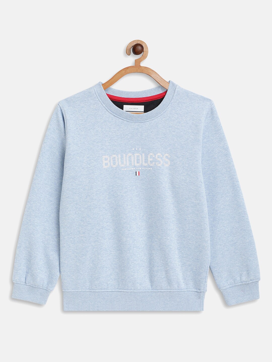 

Octave Boys Blue Solid Sweatshirt