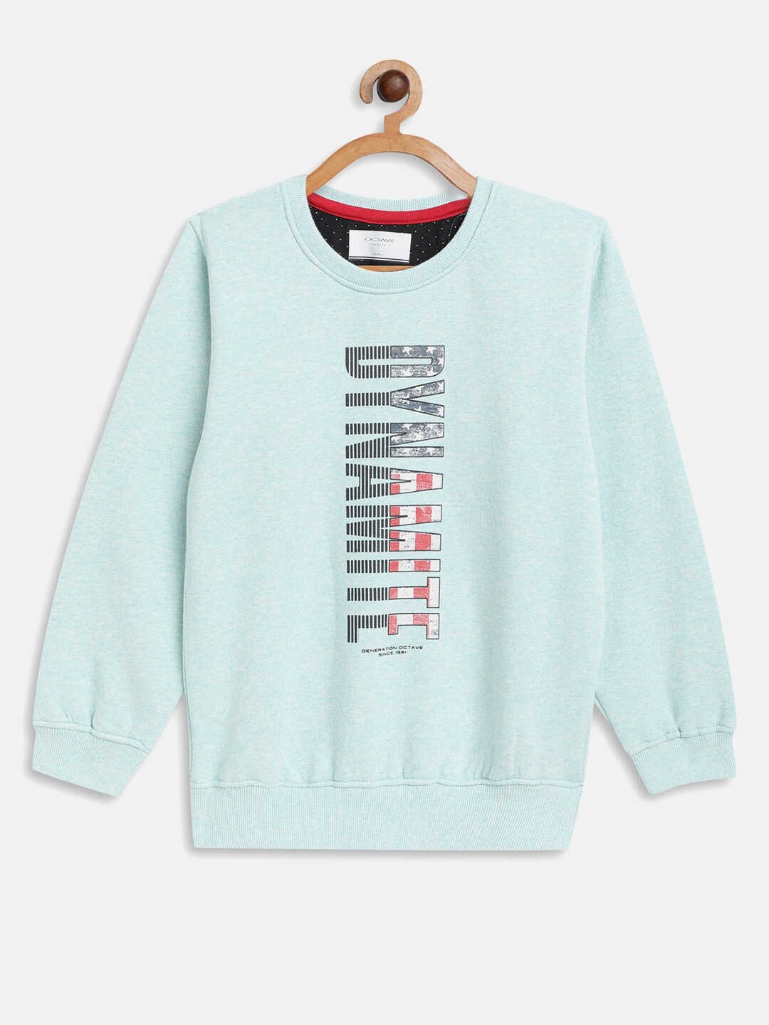 

Octave Boys Blue Typography Printed Sweatshirt