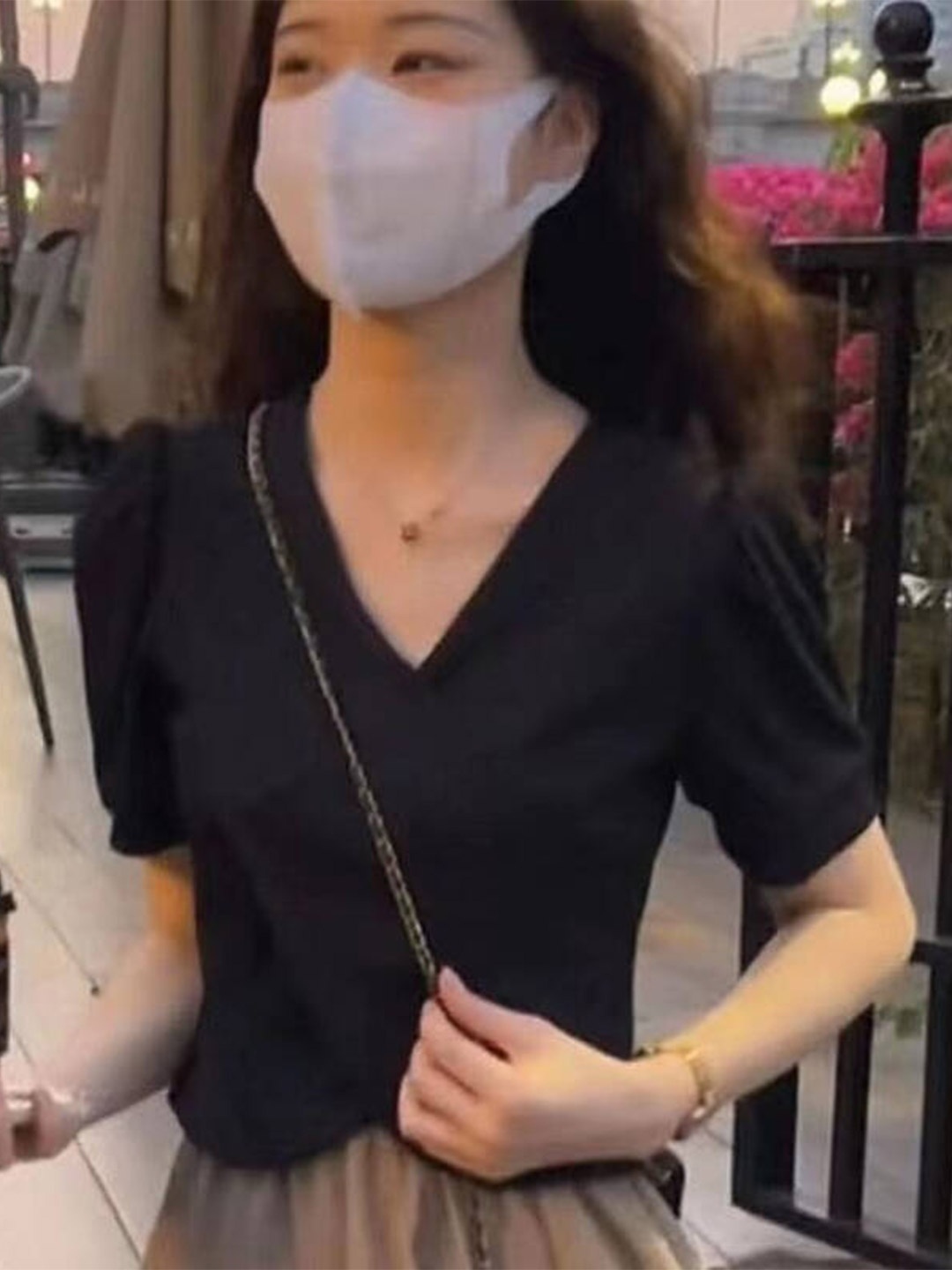 

La Aimee Woman Black Top