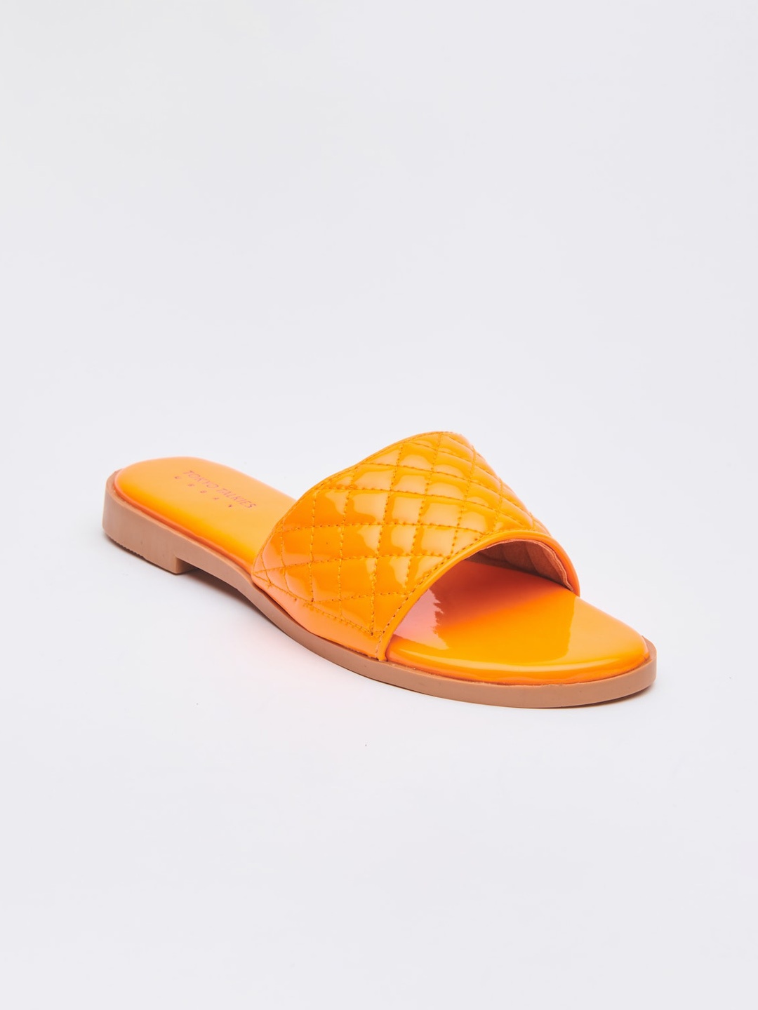 

Tokyo Talkies Women Orange Open Toe Flats