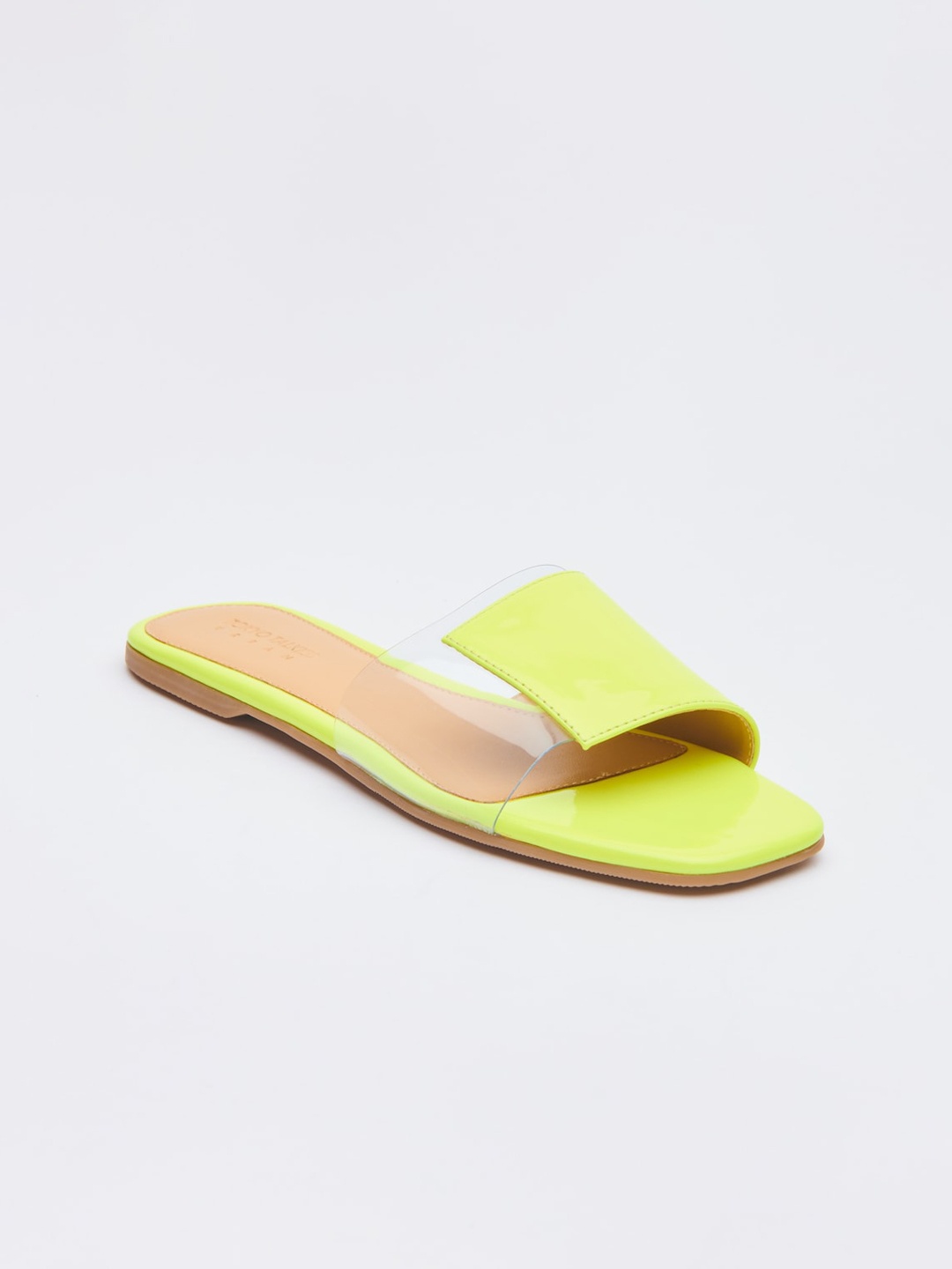 

Tokyo Talkies Women Yellow Colourblocked Open Toe Flats