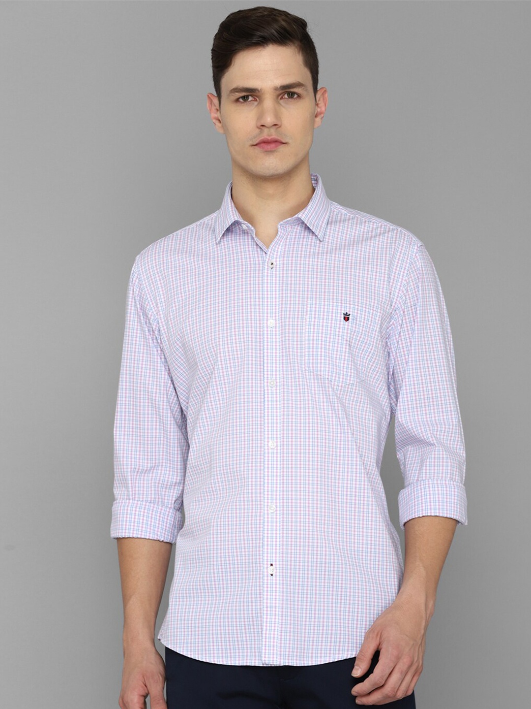 

Louis Philippe Sport Men White Slim Fit Checked Casual Shirt