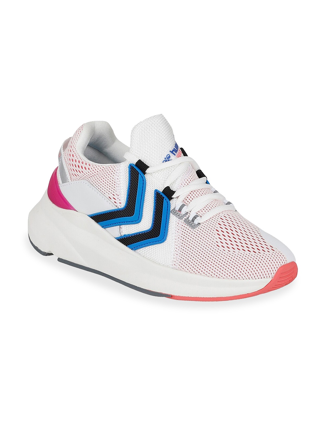 

hummel Unisex White Textile Training or Gym Shoes
