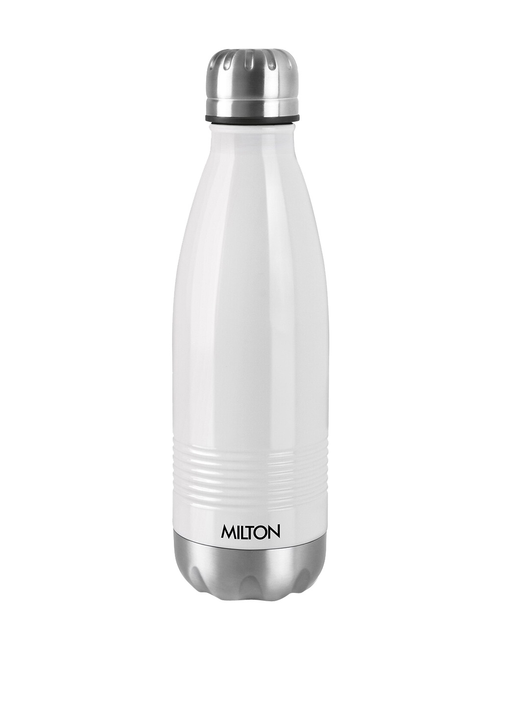 

Milton White Duo DLX 500 Thermosteel 24 Hours Hot & Cold Water Bottle 500 ml