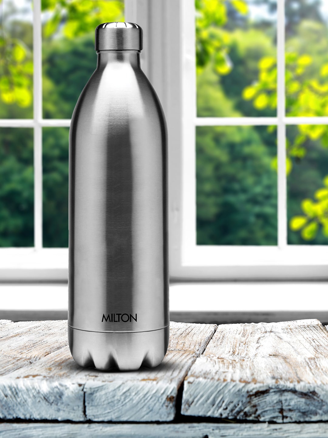 

Milton Silver Duo DLX 1500 Thermosteel 24 Hours Hot & Cold Bottle with Bag 1.5 Litre