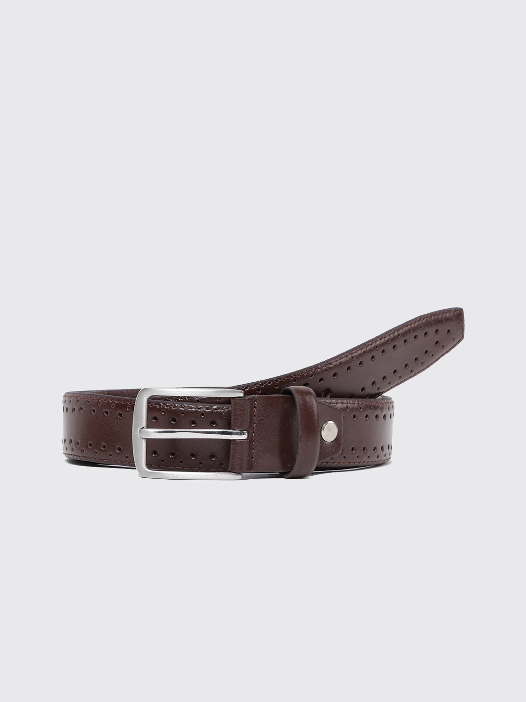 

max Men Leather Belt, Brown