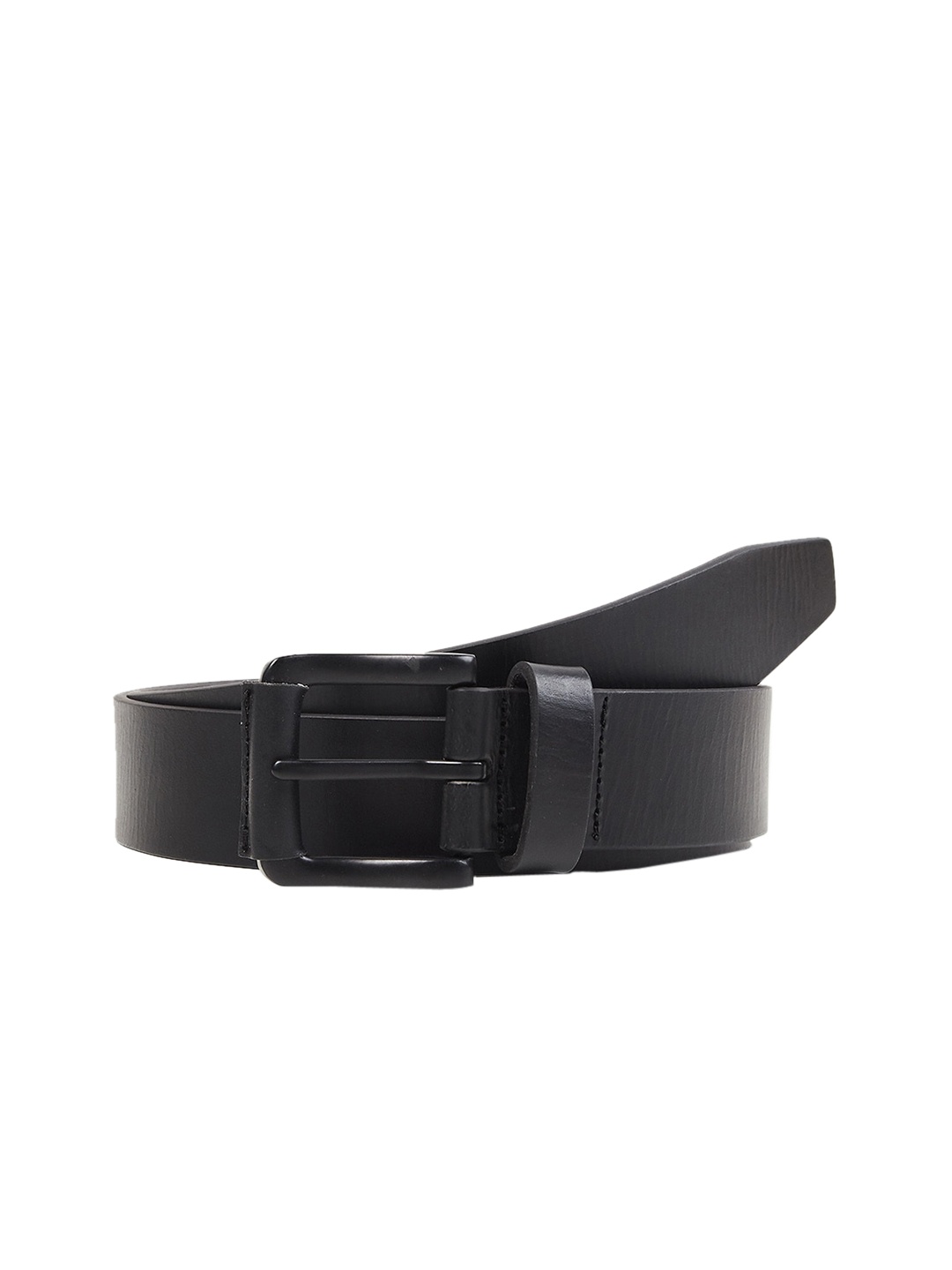 

max Men Leather Formal Belt, Black