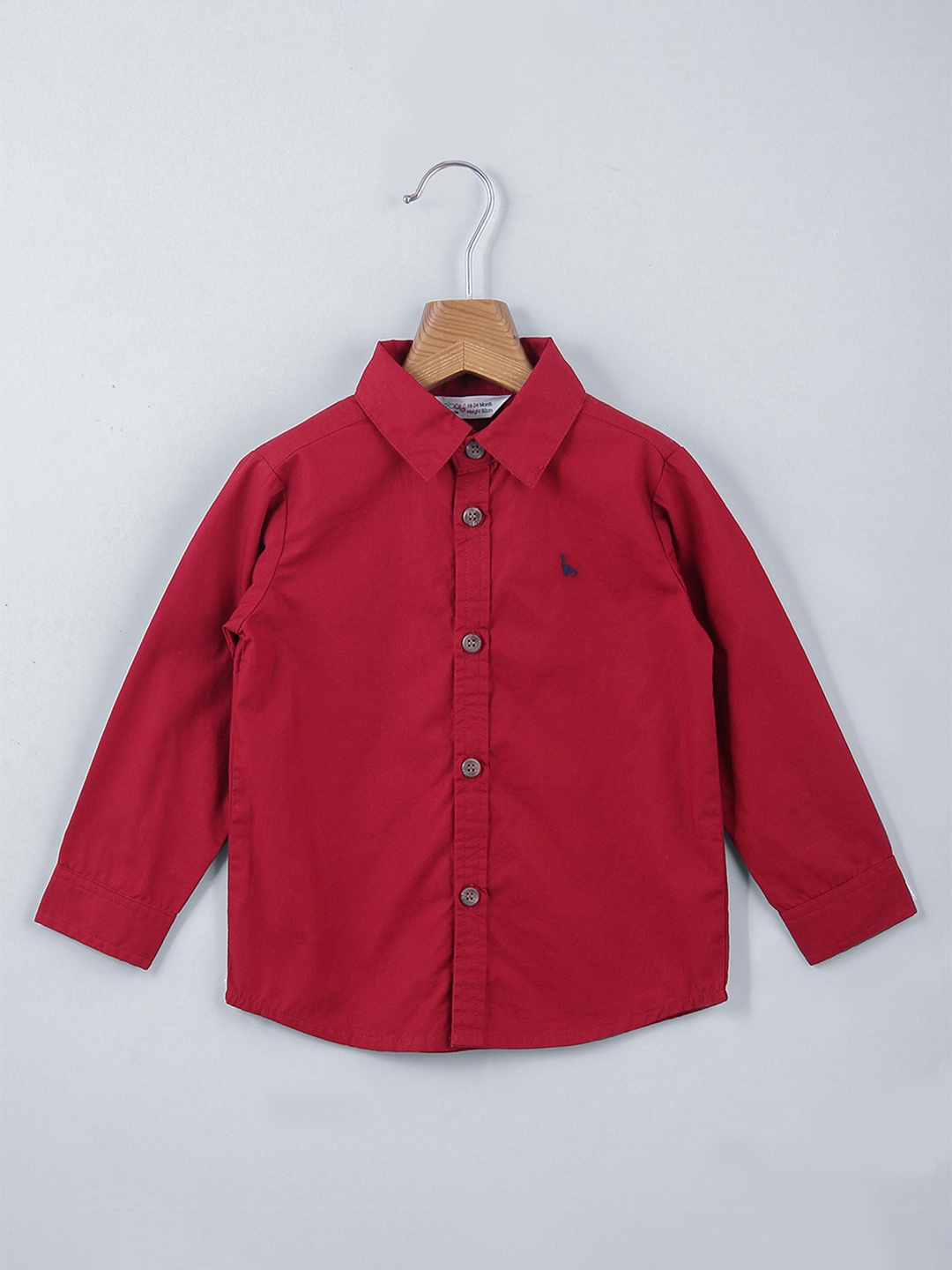 

Beebay Boys Solid Casual Shirt, Maroon