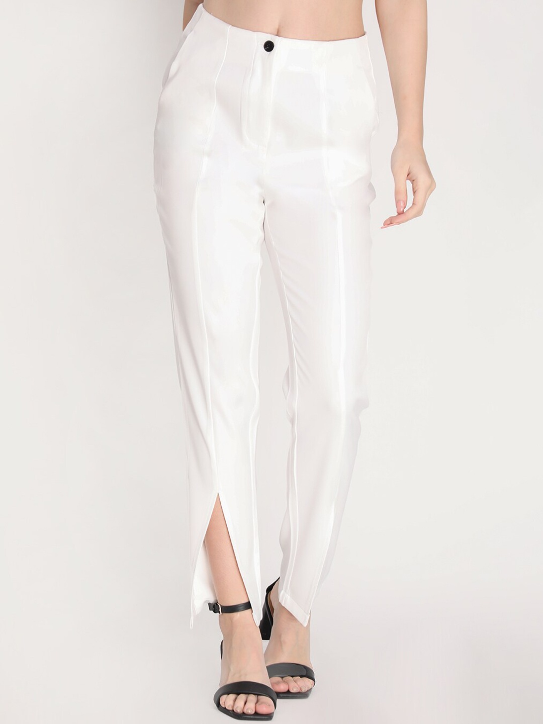

Dlanxa Women White Trousers