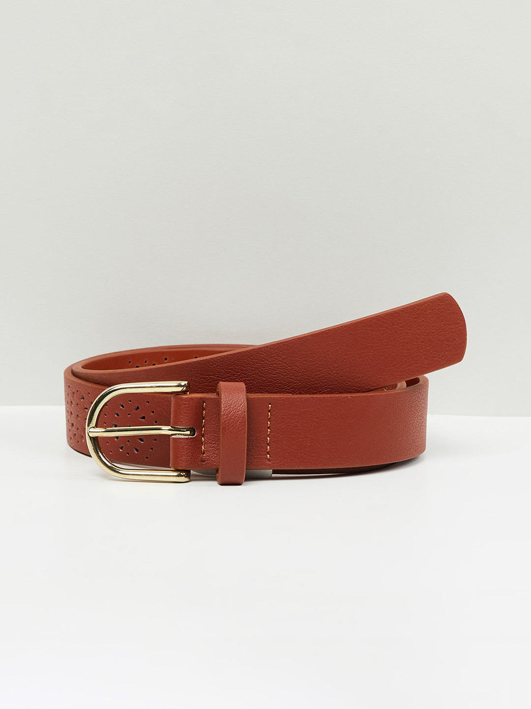 

max Women PU Belt, Tan