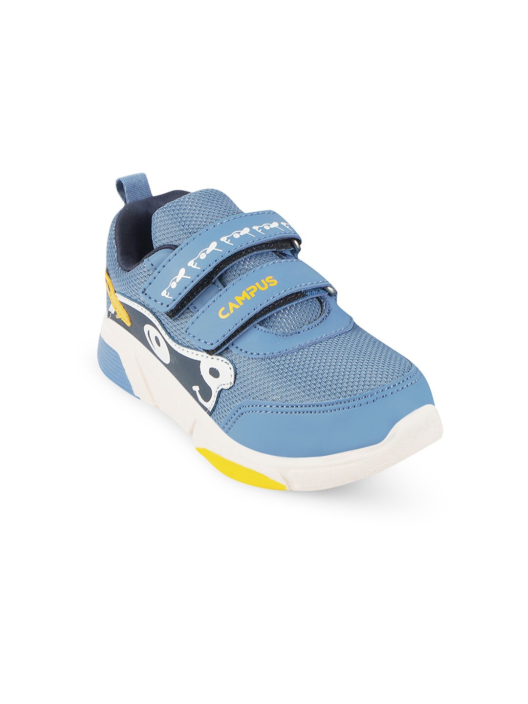 

Campus Unisex Kids Blue Mesh Running Shoes