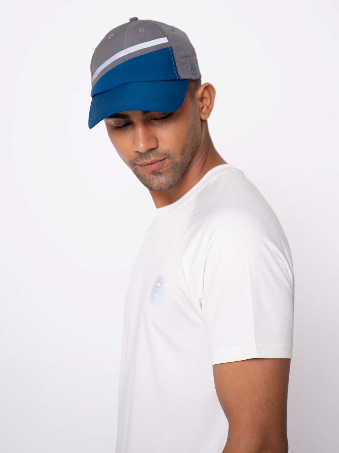 

Royal Enfield Men Colourblocked Baseball Cap, Blue
