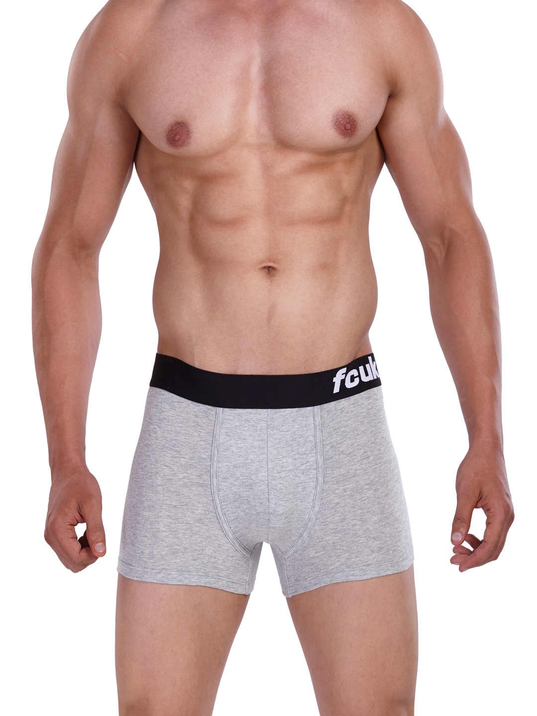 

FCUK Grey Melange Rebel Trunks CTR11