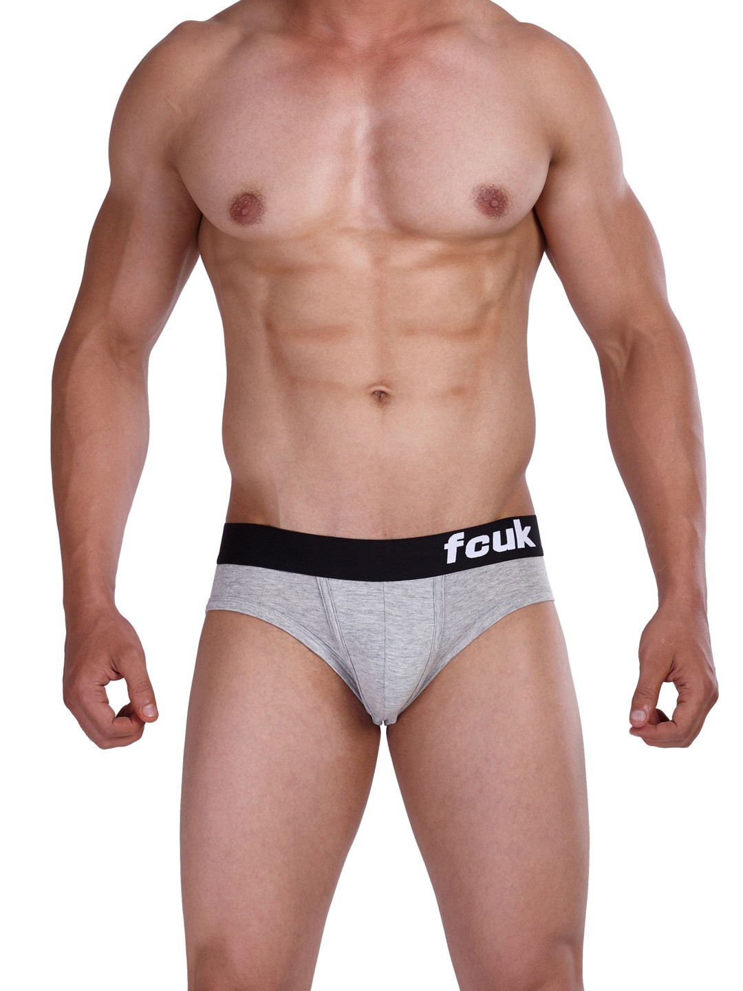 

FCUK Men Grey Rebel Hip Briefs CBR11