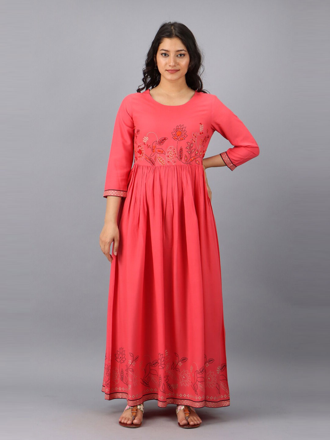 

KALINI Women Pink Maxi Dress