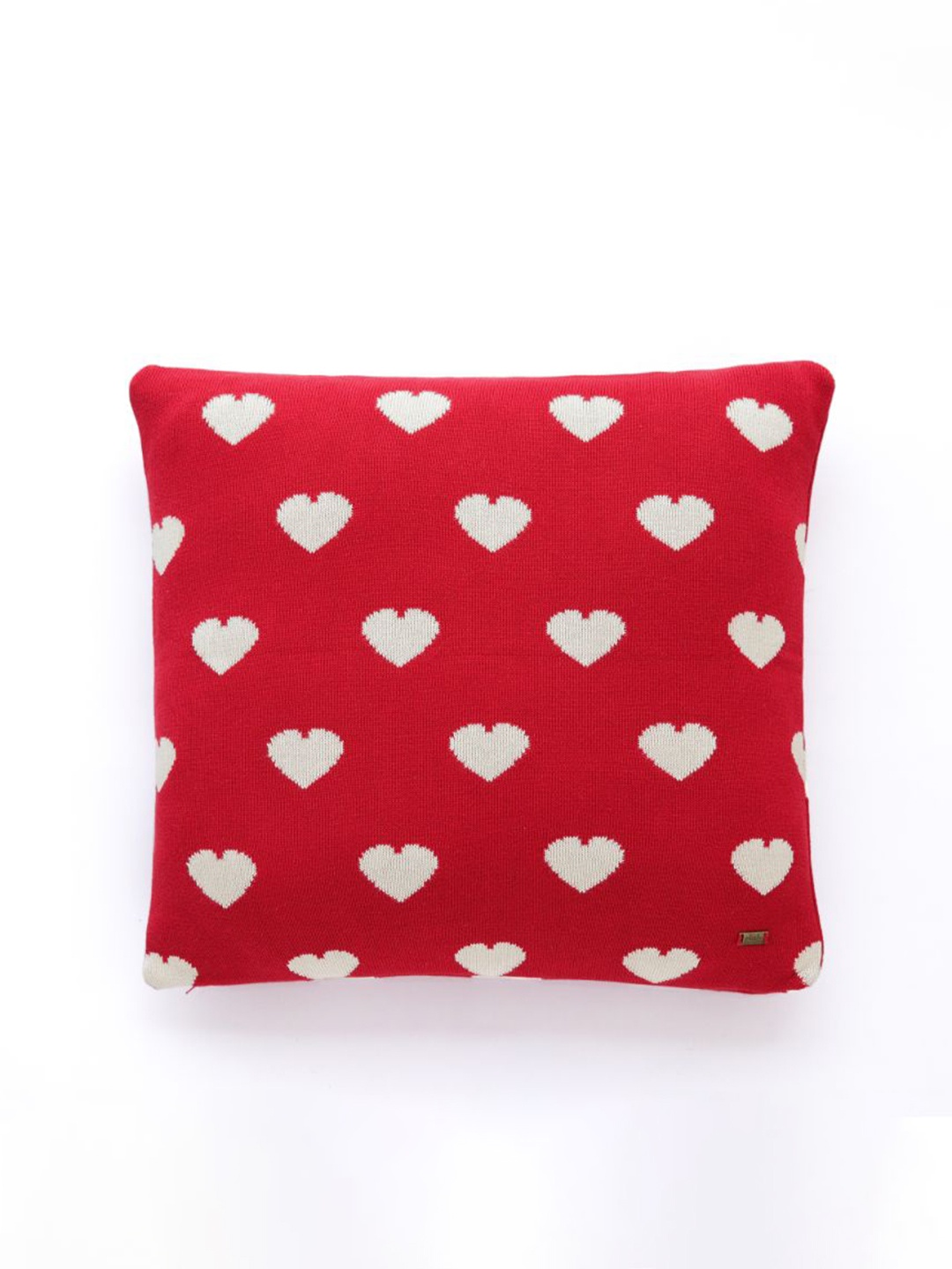 

Pluchi Red & White Square Cushion Covers