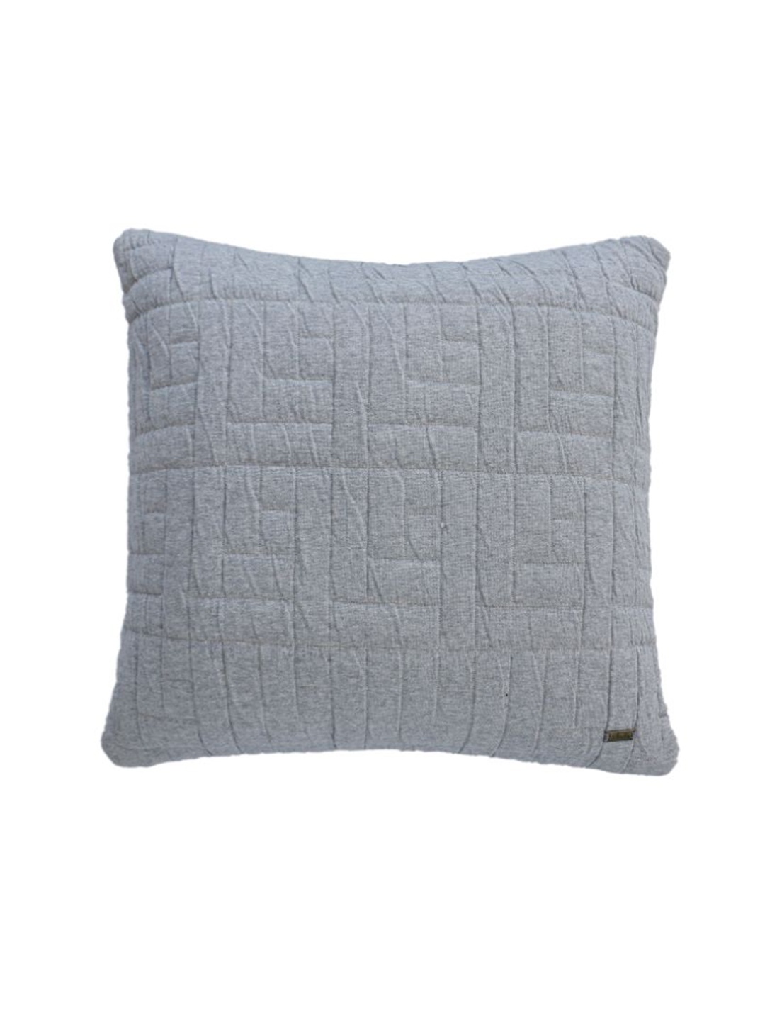 

Pluchi Grey Melange & White Square Cushion Covers